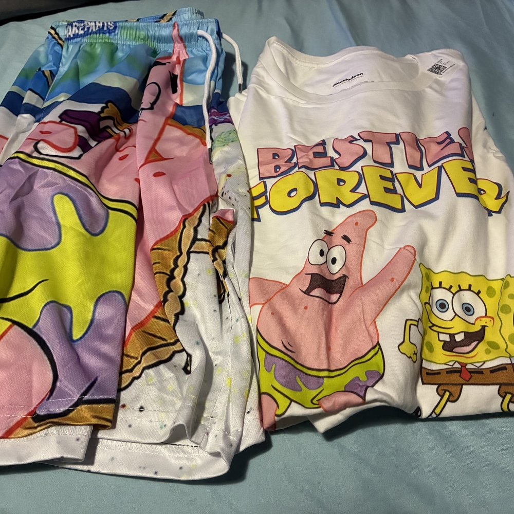 SpongeBob SquarePants Colorful Men's Shorts